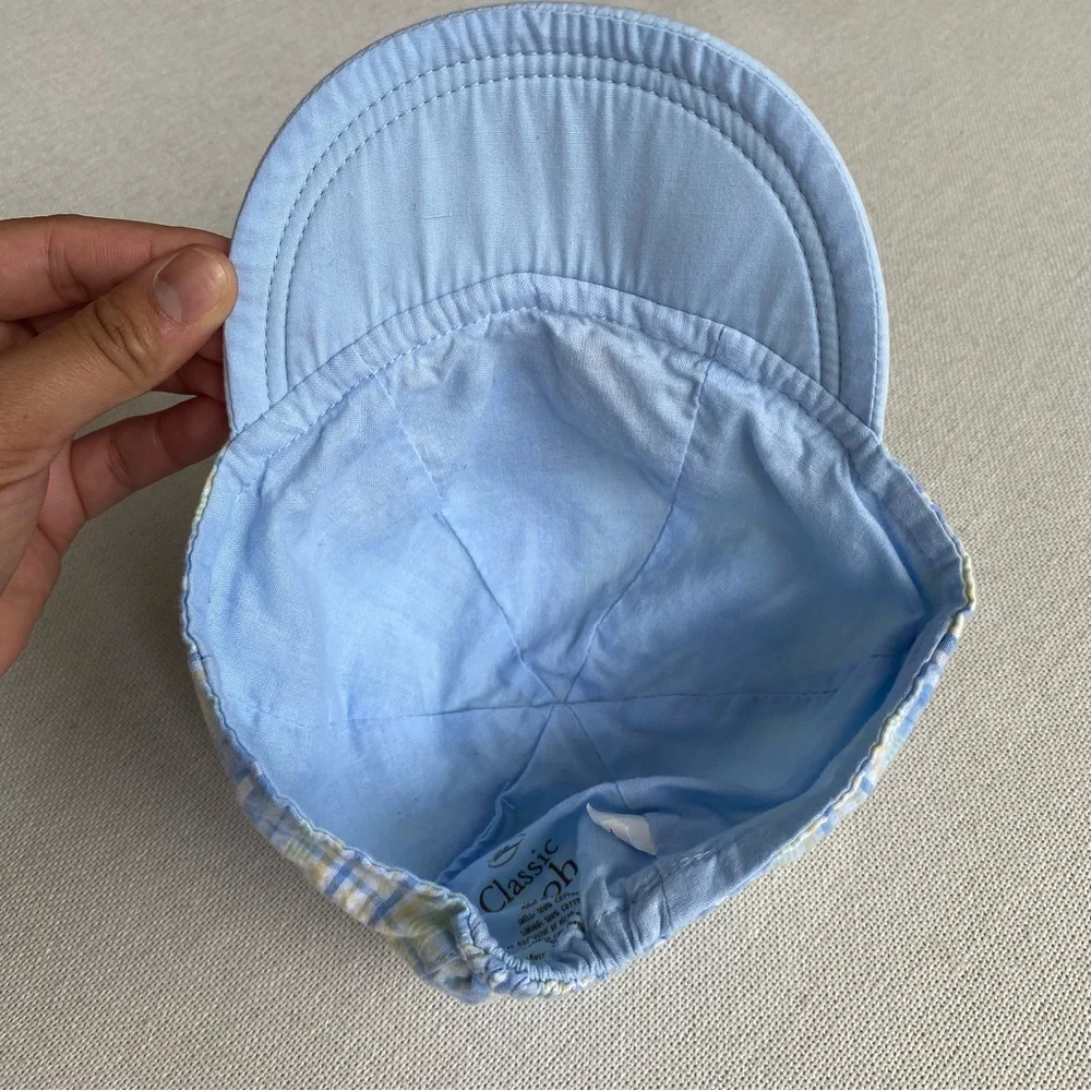 Y2K Disney Classic Winnie the Pooh Plaid Cotton Baseball Cap OS Infant Toddler